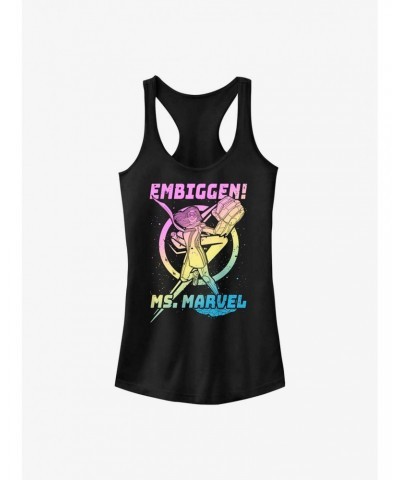 Marvel Ms. Marvel Gradient Marvel Girls Tank $6.37 Tanks