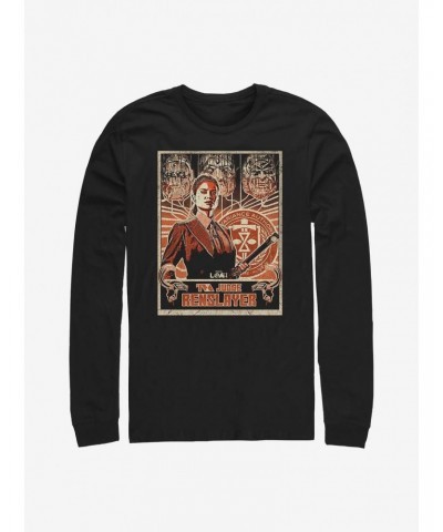 Marvel Loki TVA Judge Renslayer Long-Sleeve T-Shirt $11.05 T-Shirts