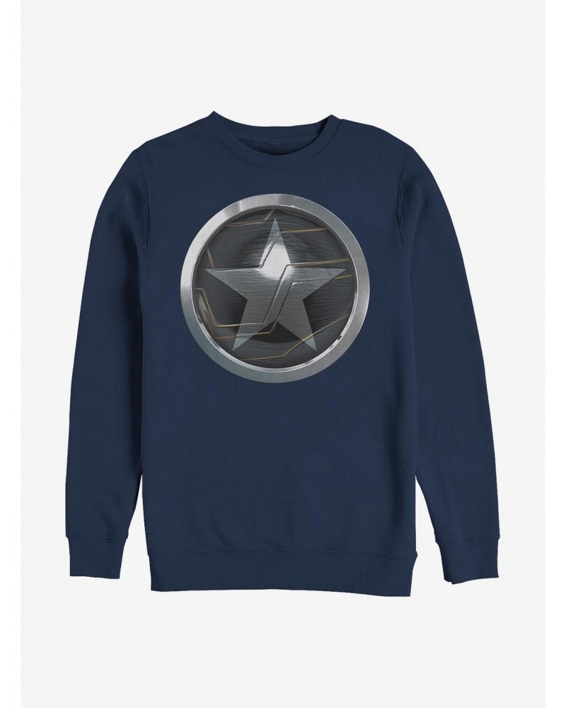 Marvel The Falcon And The Winter Soldier Logo Crew Sweatshirt $13.87 Sweatshirts