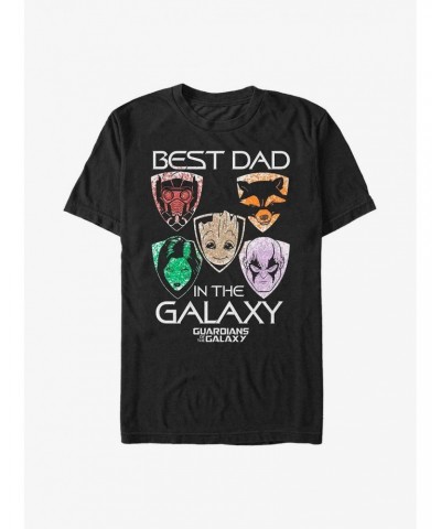 Marvel Guardians of the Galaxy Best Galaxy Dad T-Shirt $6.88 T-Shirts