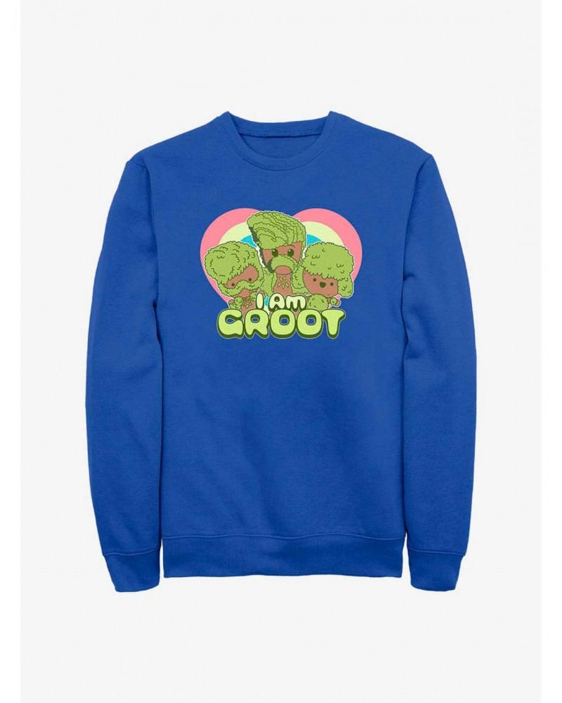 Marvel Guardians of the Galaxy Groot Hearts Sweatshirt $10.92 Sweatshirts