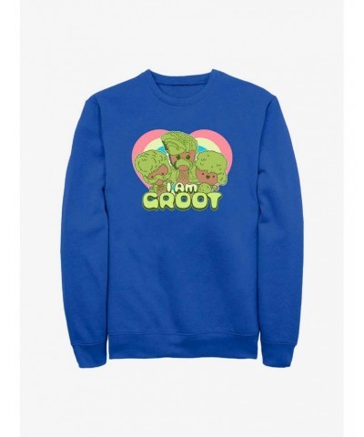 Marvel Guardians of the Galaxy Groot Hearts Sweatshirt $10.92 Sweatshirts