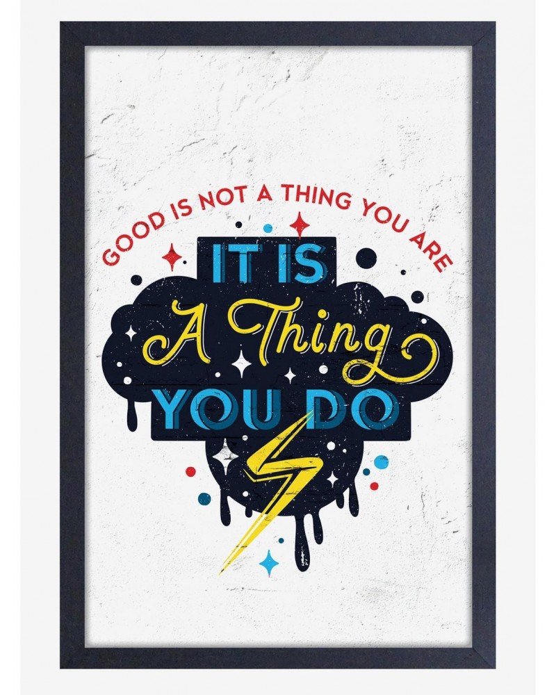 Marvel Miss Marvel Quote Framed Wood Wall Art $8.72 Merchandises