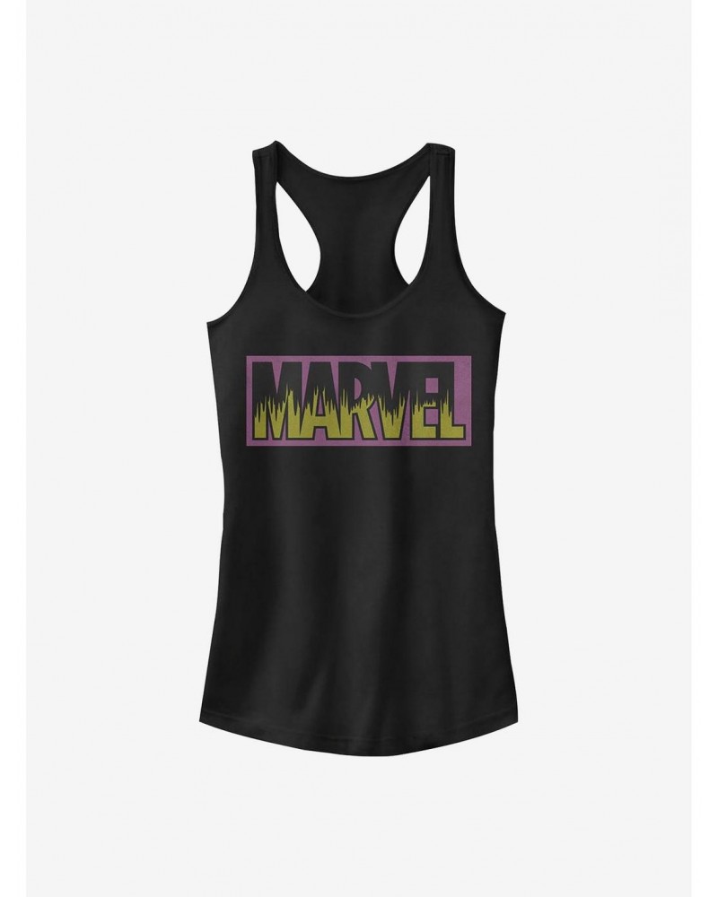 Marvel Neon Logo Girls Tank $8.96 Tanks