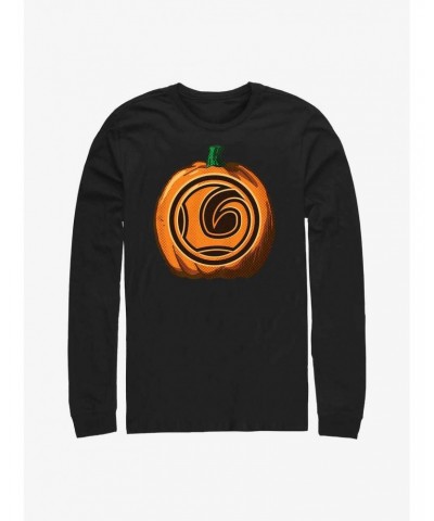 Marvel Loki Pumpkin Logo Long-Sleeve T-Shirt $8.69 T-Shirts