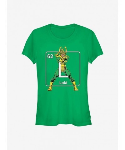 Marvel Loki Periodic Loki Girls T-Shirt $9.16 T-Shirts