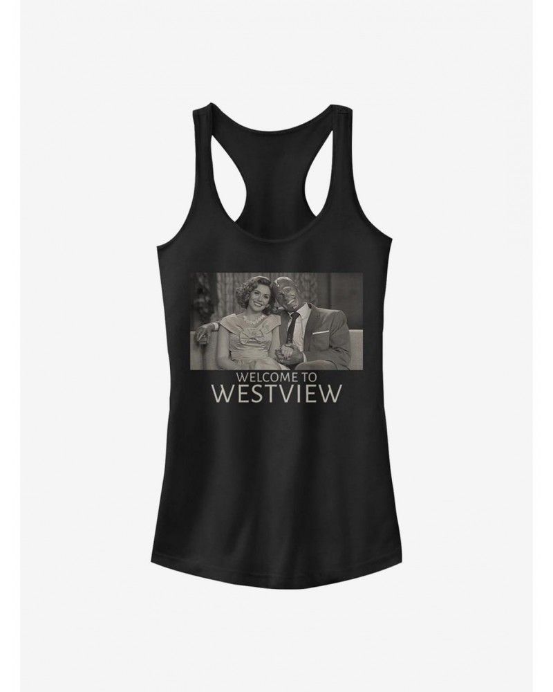 Marvel WandaVision Welcome To Westview Girls Tank $9.16 Tanks