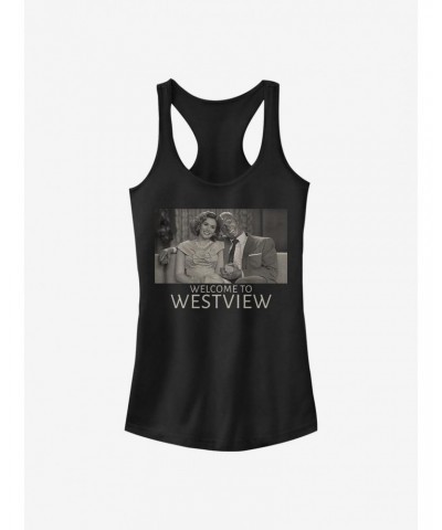 Marvel WandaVision Welcome To Westview Girls Tank $9.16 Tanks