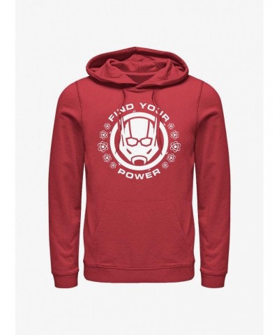 Marvel Ant-Man and the Wasp: Quantumania Find Your Power Badge Hoodie $16.88 Hoodies