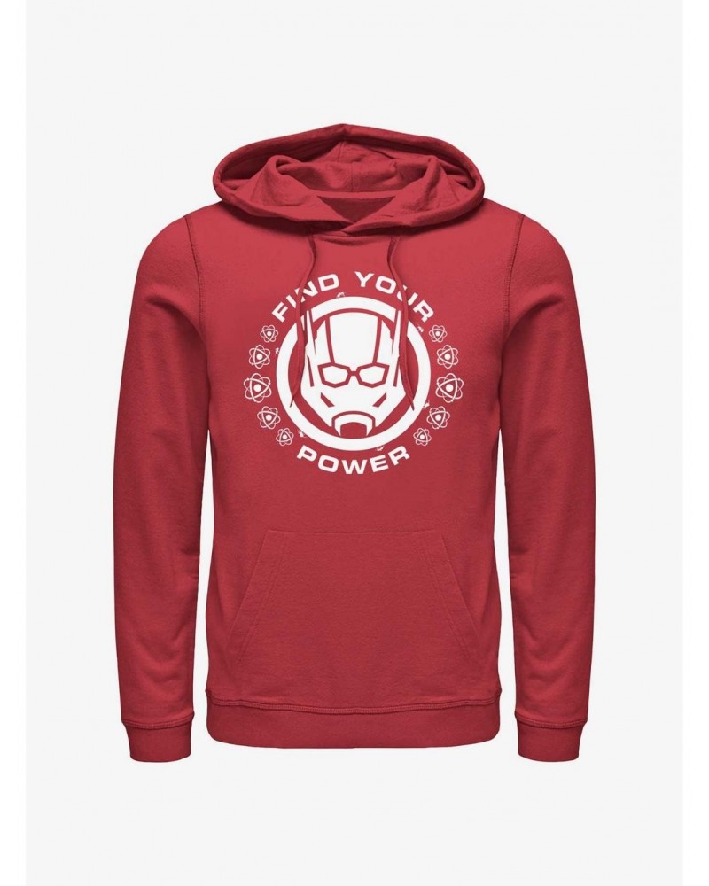 Marvel Ant-Man and the Wasp: Quantumania Find Your Power Badge Hoodie $16.88 Hoodies